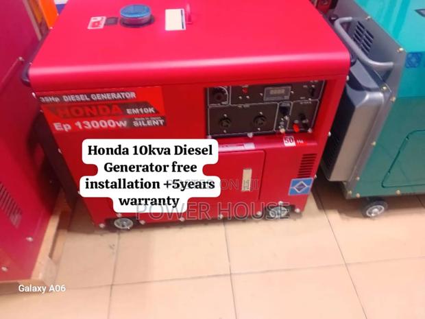 Power Finisher Honda Diesel Generator 10kva Silent · Photo 1