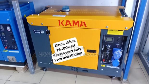 Heavy Duty Diesel Generator Kama 15kva 16500watt Diesel Kama · Photo 1