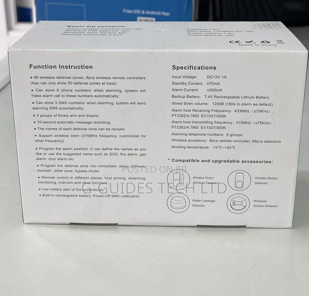 Tuya Smart GSM Alarm System Wireless Home Security Dy-Gsm30a · Photo 4