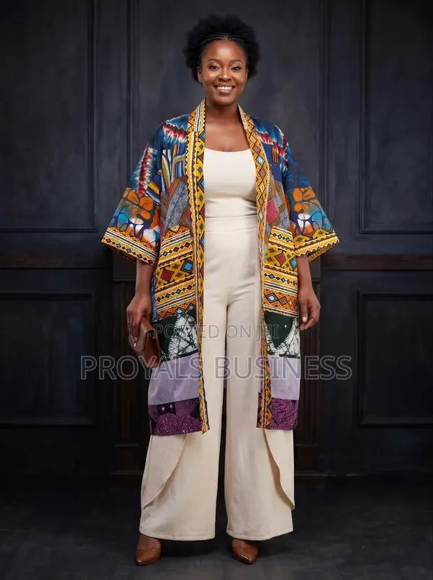 Ankara Kimono Jacket · Photo 1