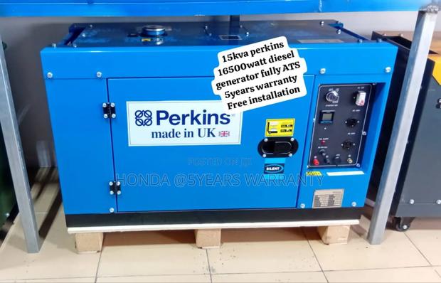 Diesel Dynamos Perkins 15kva 16500watt Diesel Generator Ats · Photo 1