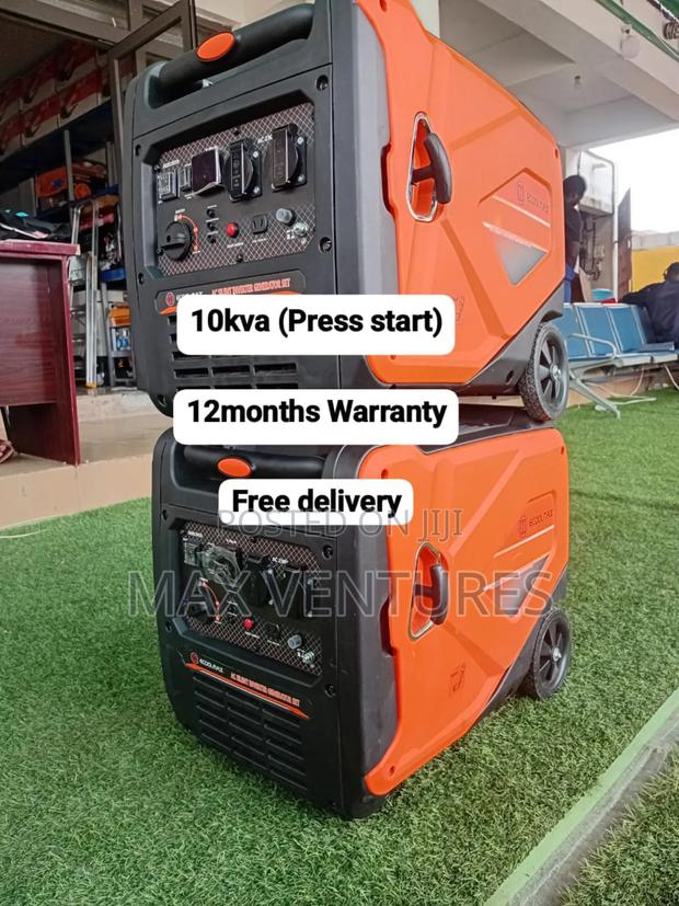 Ecoolmax 10kva Petrol Inverter Generator Silent Operation · Photo 1