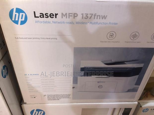 Laserjet 137fnw Printer (All in One, Wifi ) · Photo 1
