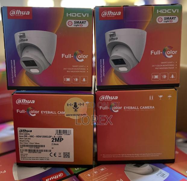 Dahua Indoor/Dome Camera Full Color Audio Hdw1209clqp-a-Led · Photo 1