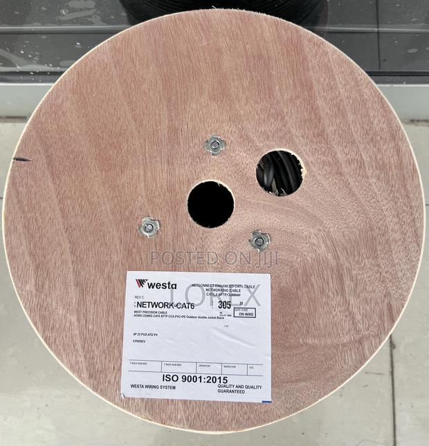 Westa SFTP Cat6 Network Cable Outdoor Dual Coated Shielded · Photo 1