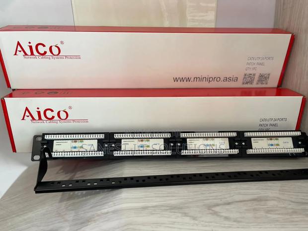24 Port Patch Panel Aico Cat6 Utp · Photo 2