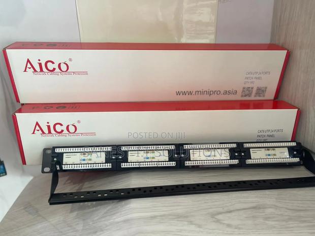 24 Port Patch Panel Aico Cat6 Utp · Photo 3