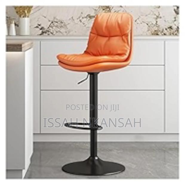 Bar Stool With Back Morden Pu Leather · Photo 4