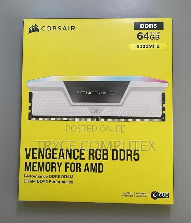Corsair 64gb Ddr5 Ram RGB 6000mhz · Photo 2