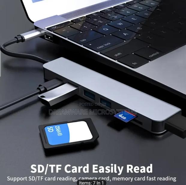 7-in-1 Sd/Tf With Card Reader HDTV Hub · Photo 3