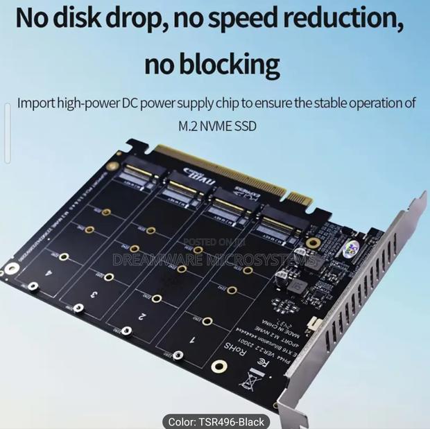 4-Bay Nvme SSD Pcie-16 Split Card · Photo 3