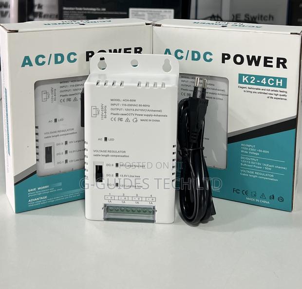 12v 5a Power Supply for Cctv, 12v 5a Ac/Dc Power Adapter · Photo 1
