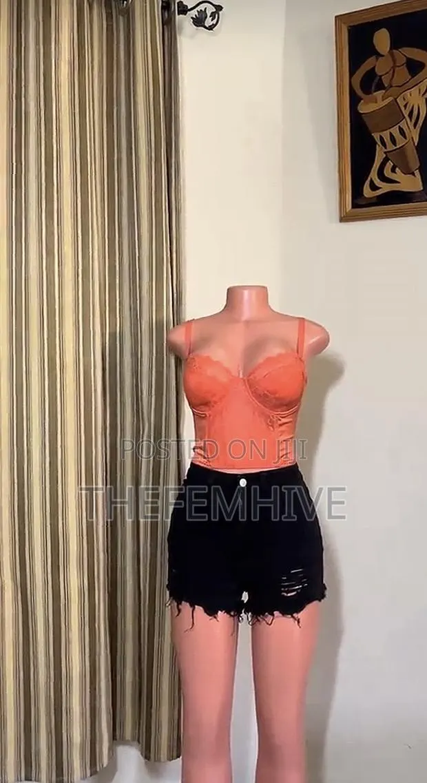 Orange Primark Corset Top Thrift · Photo 1