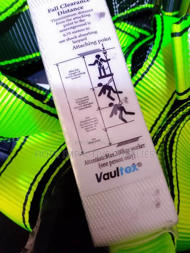 Safety Full Body Harness With Double Lanyards(Vaultex). · Photo 3