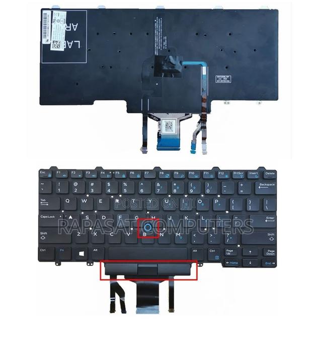 Dell E5450 E5470 E7450 E7470 7480 5488 5490 Backlit Keyboard · Photo 1