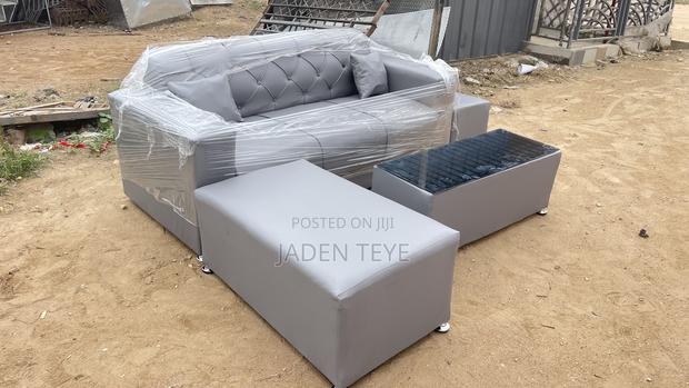 Brand New Ash Leather Sofa Set · Photo 1