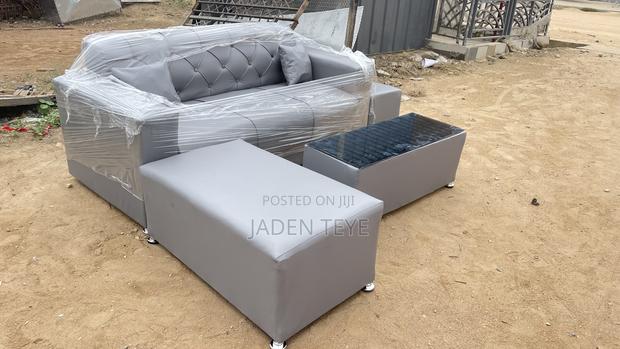 Brand New Ash Leather Sofa Set · Photo 2