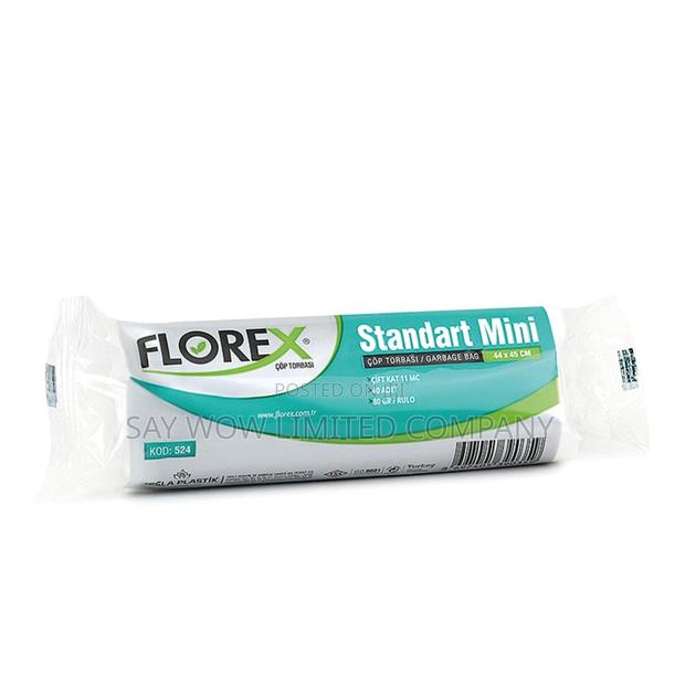 Florex 10 Litre Standard Mini Size Bin Liner ( White) · Photo 1