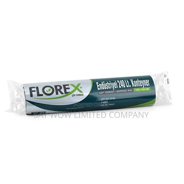 Florex 240 Litre Industrial Container Trash Bag ( Black) · Photo 1