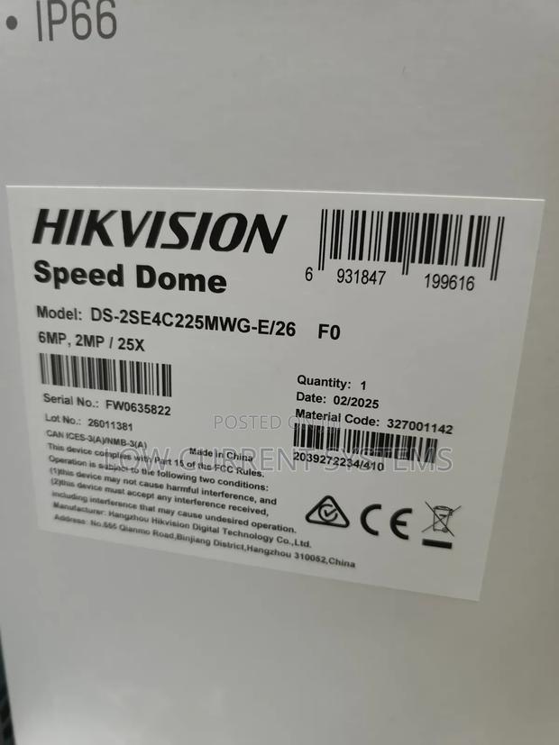 Hikvision Tandemvu 6mp 25x Colorvu Acusense Panoramic Ip PTZ · Photo 2