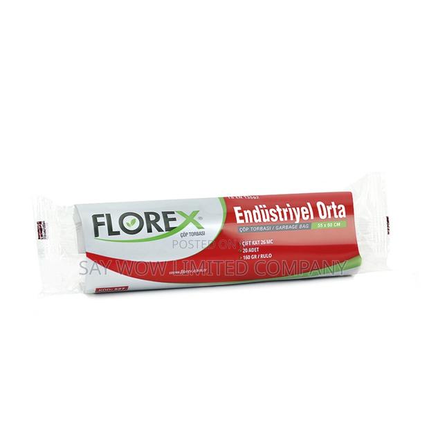 Florex 30 Litre Industrial Medium Bin Liner ( Black) · Photo 1