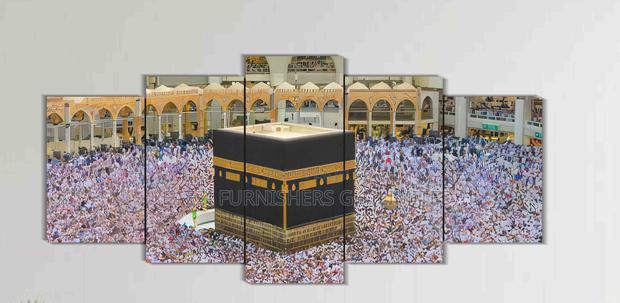Kaa'baa 3d Canavs 5 Panels Islamic Symbolical Frames · Photo 1
