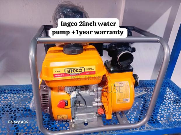 Water Lift Ingco Petrol 2inch Water Pump Cool · Photo 1