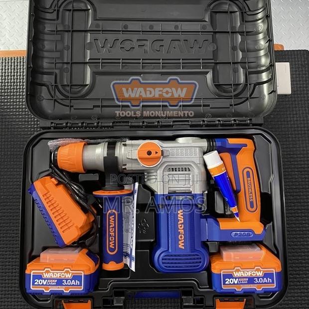 20v Cordless Rotary Hammer + 9pcs Accessories Set - Wlm1b282 · Photo 1