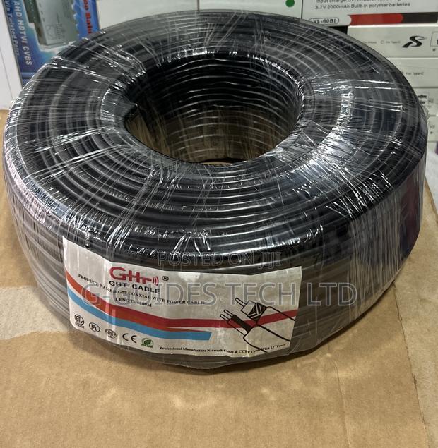 GHT Rg59 Coaxial Cable With Power Cable 100m · Photo 2