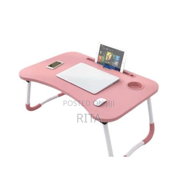Foldable Bedside Laptop Table With Accessories · Photo 1