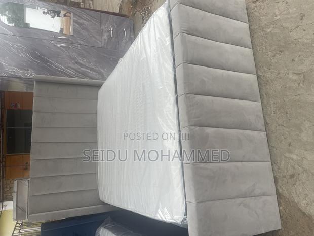 A Design Double Bed Frame With Mattress · Photo 1