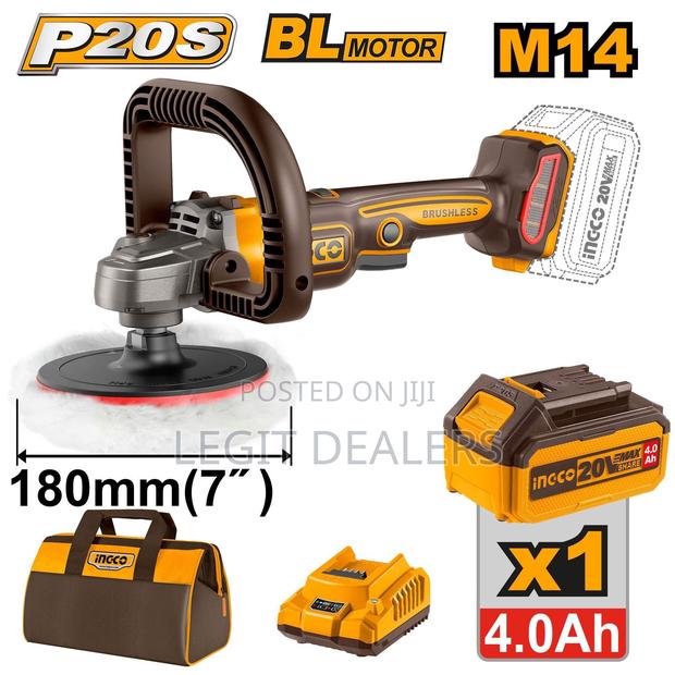 Ingco Angle Polisher Cordless 20v, 7inches · Photo 2