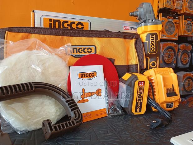 Ingco Angle Polisher Cordless 20v, 7inches · Photo 4