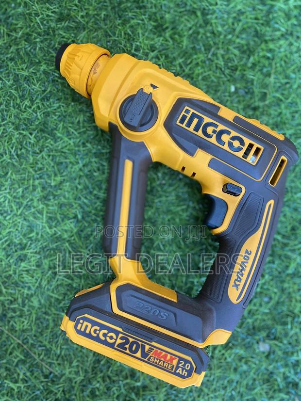 Ingco Cordless Rotary Hammer 20v + 3pcs Drill Bits · Photo 6