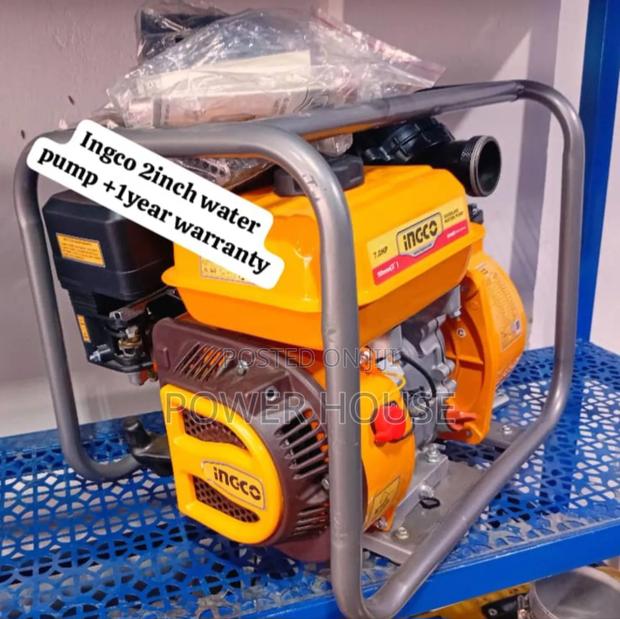Water Flow Plus Ingco Petrol 2inch Water Pump Cool · Photo 1