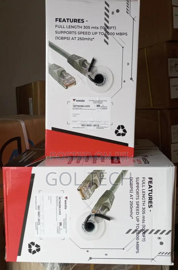 Cat6 Outdoor Cable 305m Utp High Quality Network Cable Westa · Photo 2