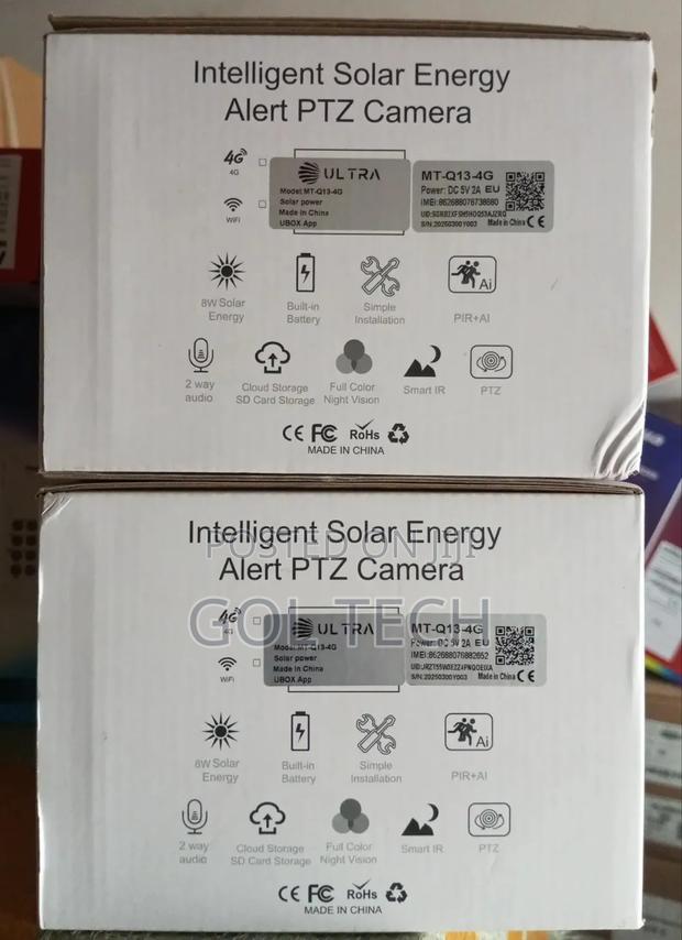 Ultra Hd Solar Camera 4g PTZ Camera Ubox App Mt-Q13-4g · Photo 3