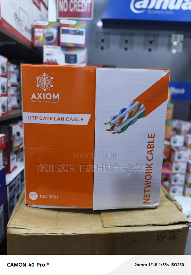 Axiom Cat6 Network Cable 305m Utp (Orange) · Photo 1