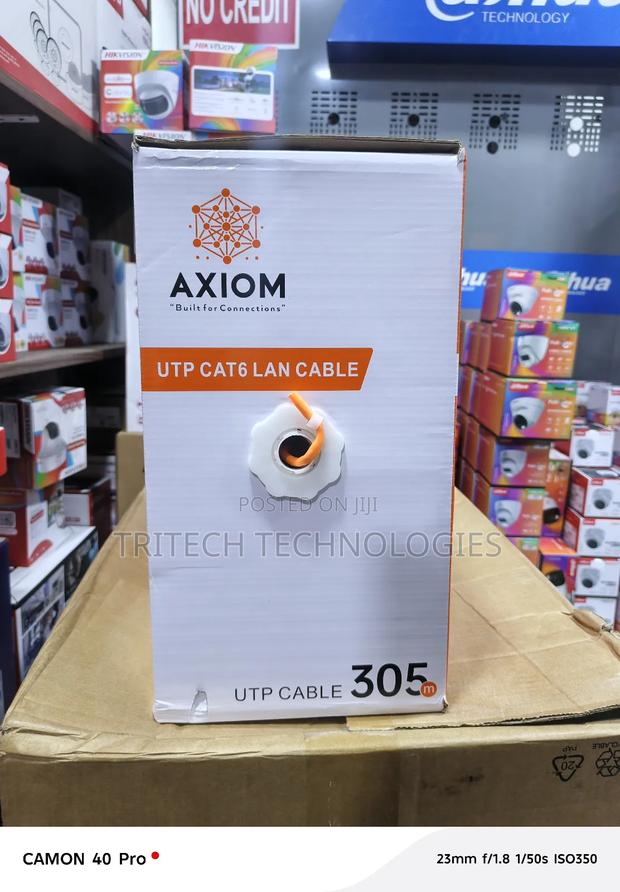 Axiom Cat6 Network Cable 305m Utp (Orange) · Photo 2