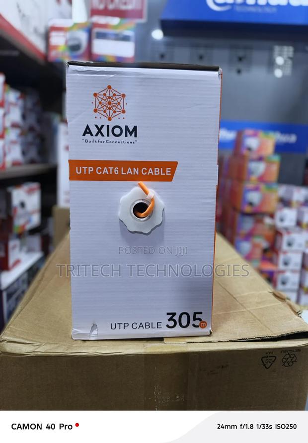 Axiom Cat6 Network Cable 305m Utp (Orange) · Photo 3