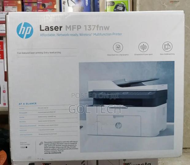 Hp Laser MFP 137fnw All in 1 Multifunction Wireless Printer · Photo 1