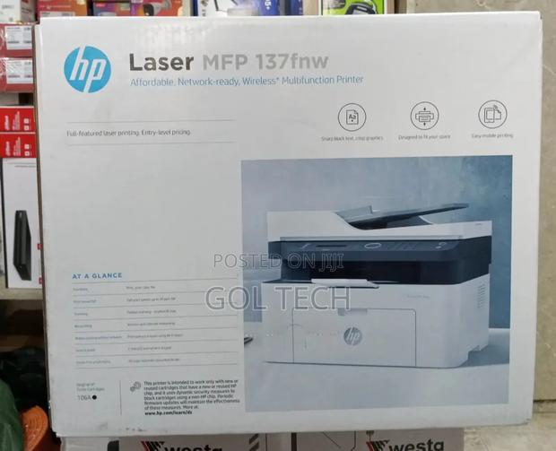 Hp Laser MFP 137fnw All in 1 Multifunction Wireless Printer · Photo 2