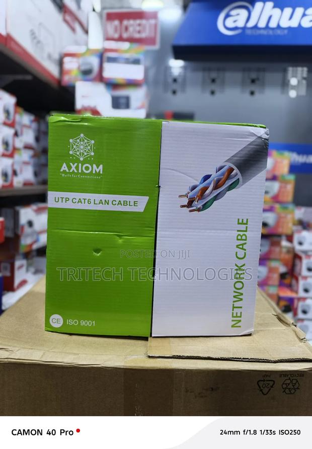 Axiom Cat6 Network Cable 100m Utp · Photo 2