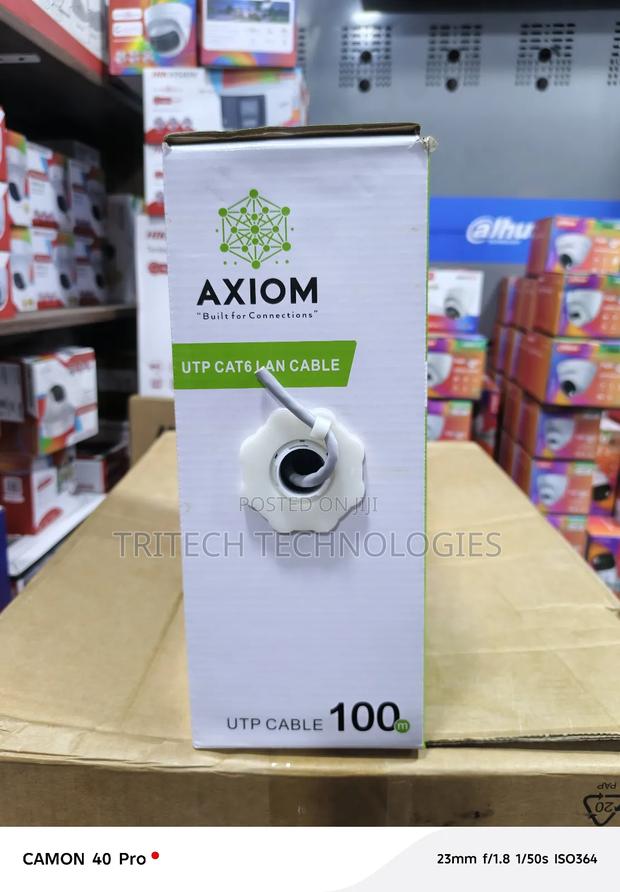 Axiom Cat6 Network Cable 100m Utp · Photo 3
