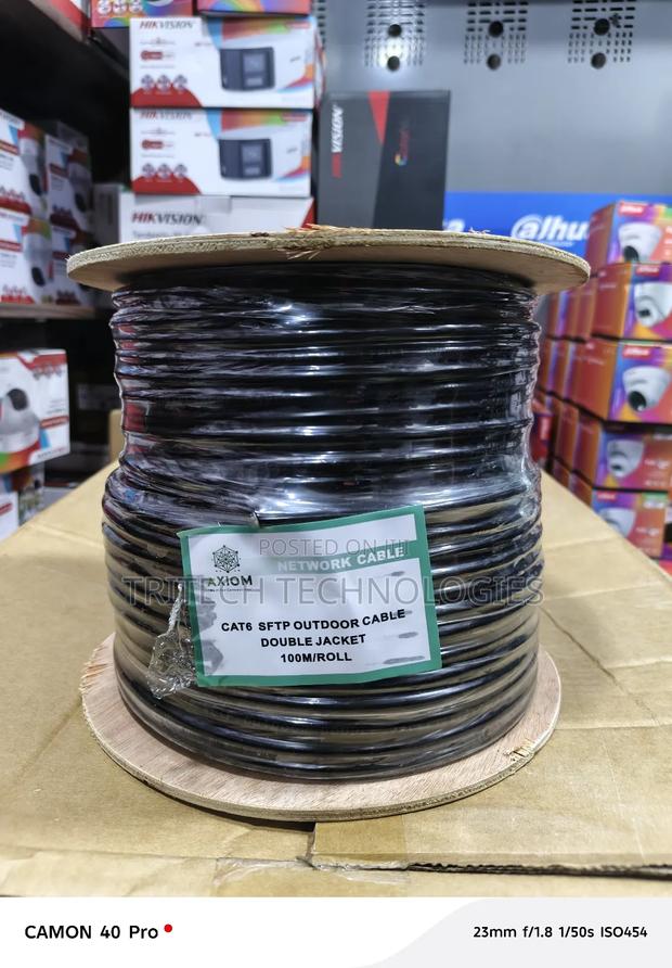 Axiom Outdoor Double Coated (Sftp) Cat6 Network Cable 100m · Photo 2
