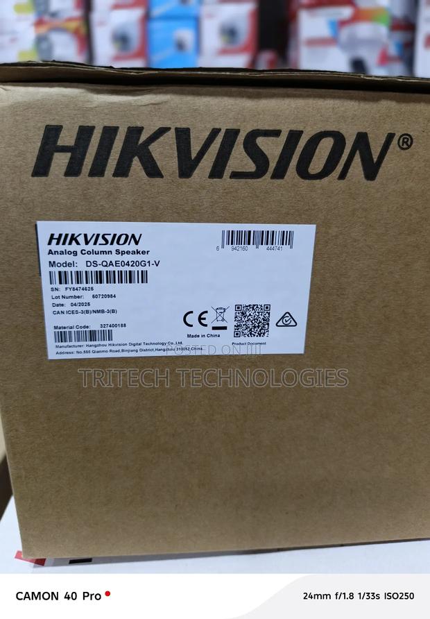 Hikvision Ds-Qae0420g1-V
Hot
Analog Column Speaker 20w · Photo 3