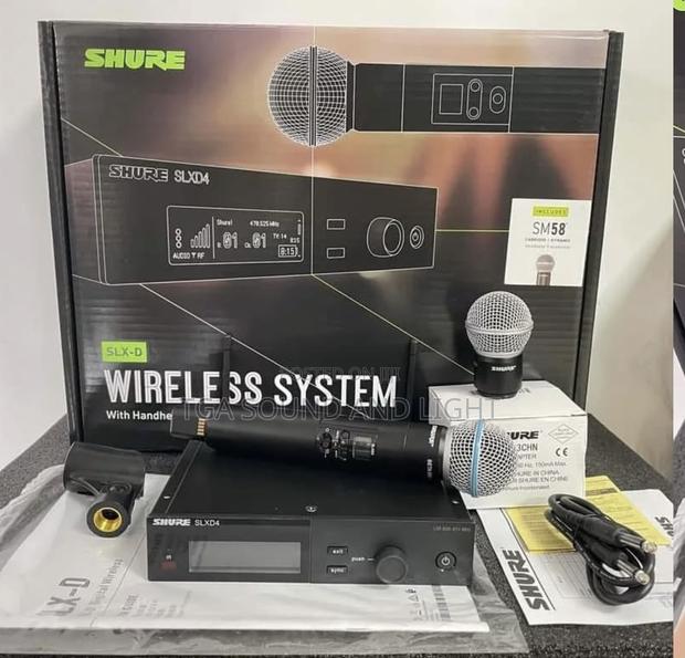 Shure Slxd4/Sm58 Wireless Microphone System · Photo 1