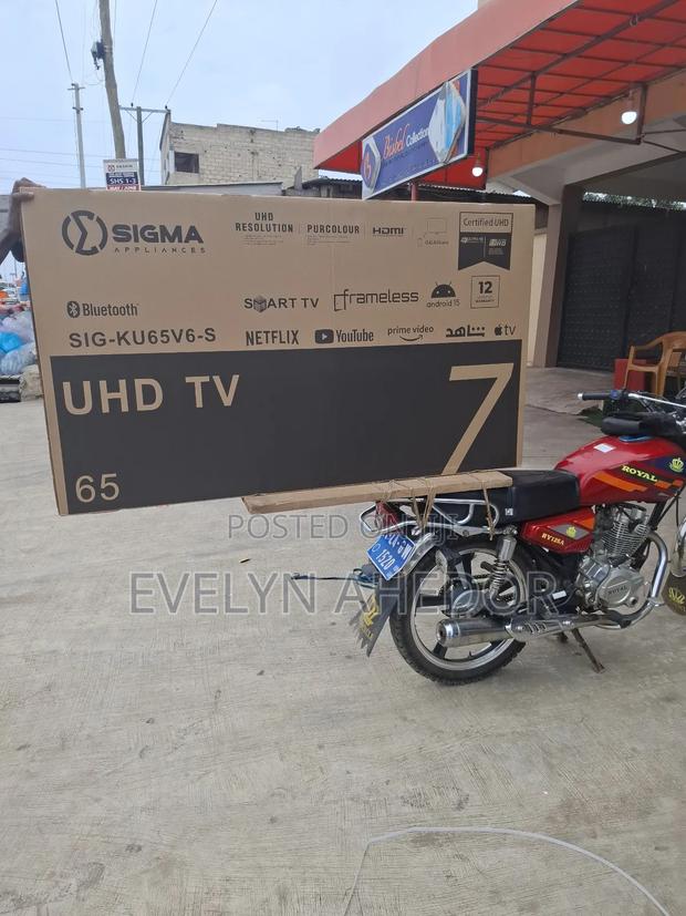 Frameless Sigma 65 Inches Smart Android Tv Uhd Available · Photo 1