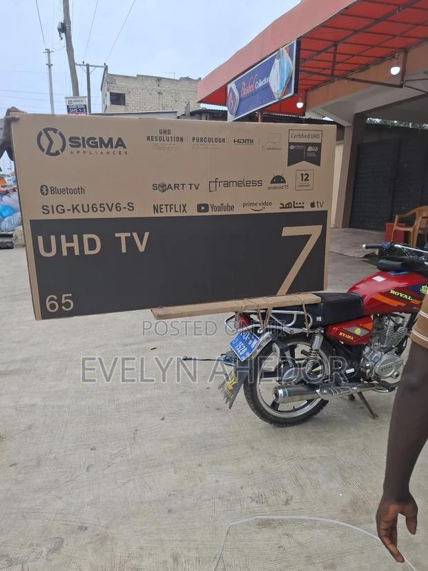 Frameless Sigma 65 Inches Smart Android Tv Uhd Available · Photo 2