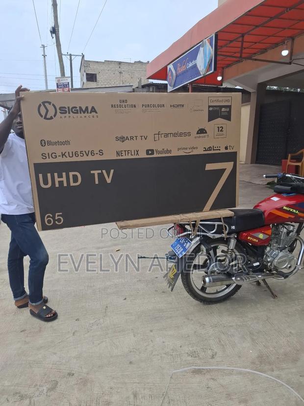 Frameless Sigma 65 Inches Smart Android Tv Uhd Available · Photo 3